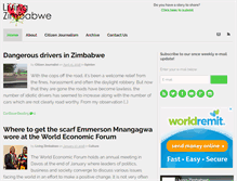 Tablet Screenshot of livingzimbabwe.com